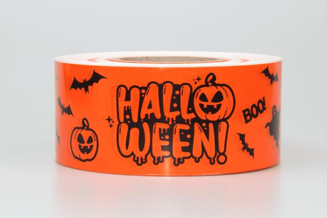 Halloween afspærringsbånd 75mm x 250m