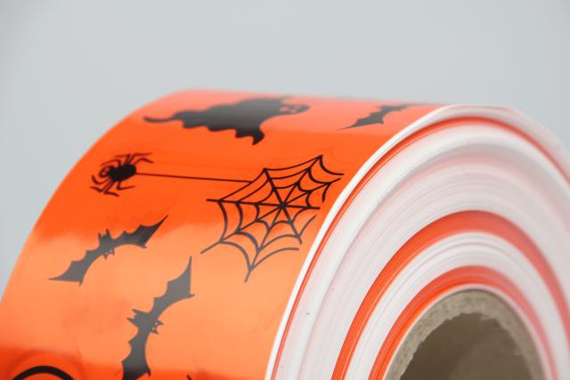 Halloween afspærringsbånd 75mm x 250m