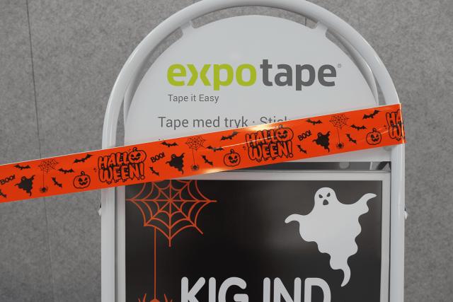 Halloween afspærringsbånd 75mm x 250m