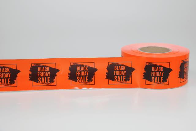 Black Friday afspærringsbånd 75mm x 250m