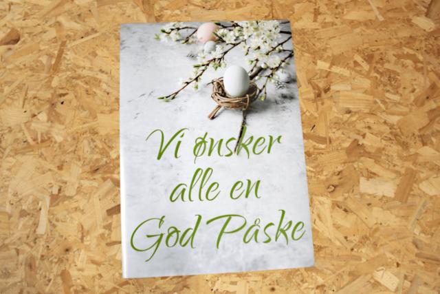 God påske plakat 50x70 cm