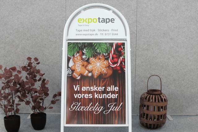 Glædelig jul plakat 50x70 cm