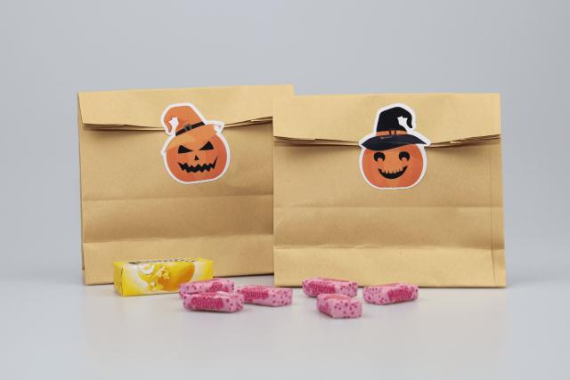 Halloween etiketter pr. stk.