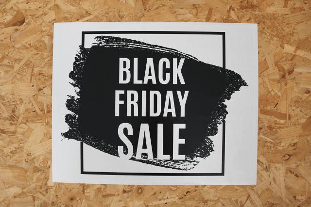 Black Friday sticker pr. stk.