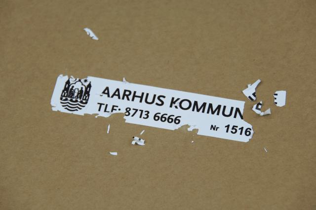 Sikkerhedsstickers 25cm²/ Rund Ø5cm