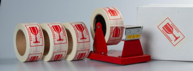 Papierband als Etikett verwenden